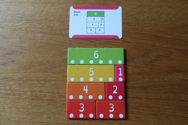 Lampogo Blocks. Fun maths game. Hands-on maths game. Montessori maths game.